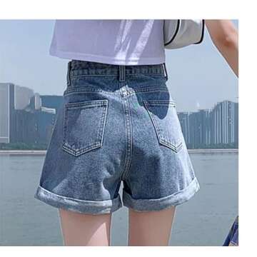 LAUJM Women's Summer Shorts - Fashionable Comfort for All Occasions - Lightweight & Breathable Design Grey, Small