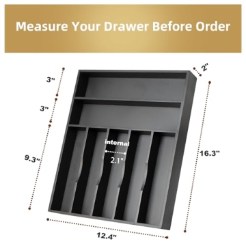 Shop the Besilord Bamboo Silverware Organizer for Your Kitchen