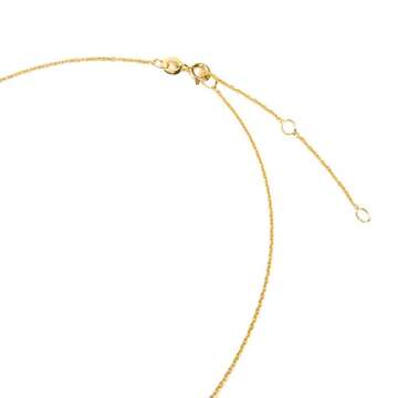 Deidreamers Side Mini Initial 14k Gold on Sterling Silver A