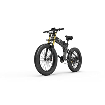 Bezior X Plus Electric Bike for Adults, Foldable 26" x4.0 Fat Tire Electric Bicycle, 1500w Motor 48V...