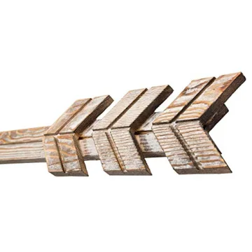 TIMEYARD Rustic Wood Arrow Decor Set Stylish Wall Hanging