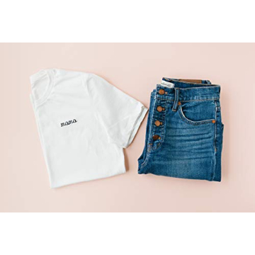 Mama Embroidered White T Shirt for Stylish Moms