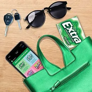 EXTRA Spearmint Sugar Free Chewing Gum, 3 Packs of 15 Pieces (45 Total Pieces)