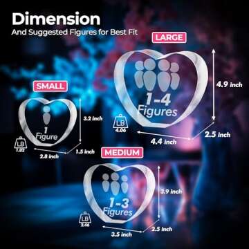 3D innovation 3D Photo Crystal, Valentines Day Customized Gifts for Women, Couple, Wife, Men, Custom Glass Picture with Your Own Photo, Heart Laser Etched Crystal, Anniversary Wedding Gifts