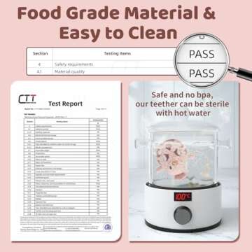 Baby High Chair Suction Toys Teething Silicone Teether