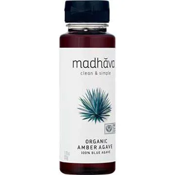 Madhava Organic Amber Blue Agave - Low Glycemic Sweetener