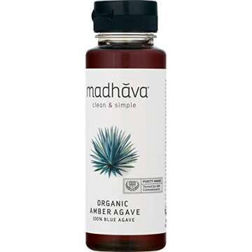 Madhava Organic Amber Blue Agave - Low Glycemic Sweetener