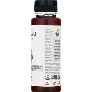 Madhava Organic Amber Blue Agave - Low Glycemic Sweetener