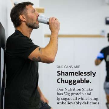 Slate Milk - High Protein Nutrition Shake - Milk Chocolate - 32g Protein, 1g Sugar, 150 Calories, 2g Net Carbs - Lactose Free - No Added Sugar - Breakfast Boost, Post Workout - 11 fl oz, 12 Cans