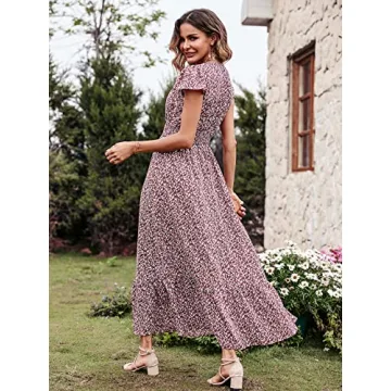 PRETTYGARDEN Summer Maxi Dress for Women 2024 Casual