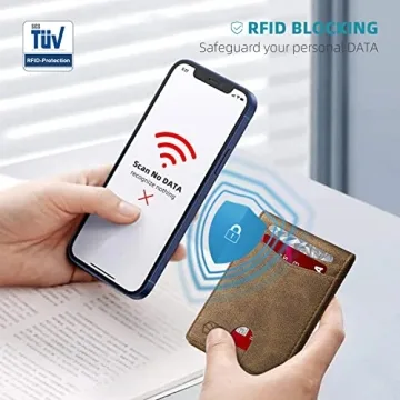 Zitahli Slim RFID Leather Wallet for Men - 12 Cards