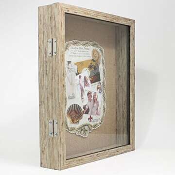 Lawrence Frames Natural Shadow Box Frame for Art Display