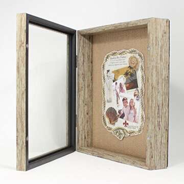 Lawrence Frames Natural Shadow Box Frame for Art Display