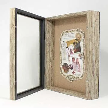 Lawrence Frames Natural Shadow Box Frame for Art Display