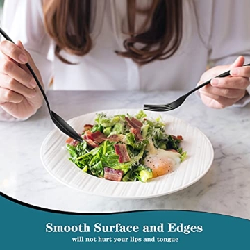 GIOCOCO Matte Black Silverware Set 20 Pieces