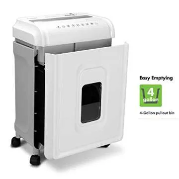 Aurora 12-Sheet Crosscut Shredder for Office & Home
