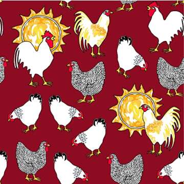 Sloggers Waterproof Garden Shoe for Women – Outdoor Slip-On Rain and Garden Clogs with Premium Comfort Support Insole, (Original Chicken Red), (Size 8)