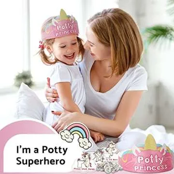 Potty Training Chart with 35 Unicorn Magnets for Kids