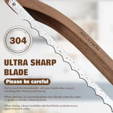 RAPSAKEMOH 15.7" Bread Bow Knife for Perfect Slices