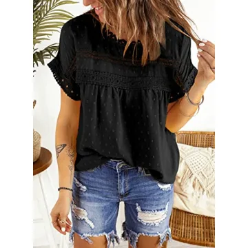 Stylish Dokotoo Women's Crochet Lace Shirt for All Occasions