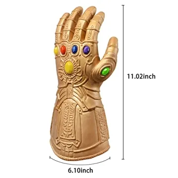 Light Up LED Kid Infinity Gloves for Costume Fun