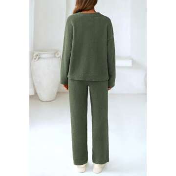 Women's Pullover Sweater Set for Cozy Fall and Winter