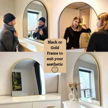 Luxury Arched Mirror for Wall - Modern Home Decor