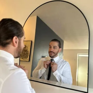 Luxury Arched Mirror for Wall - Modern Home Decor