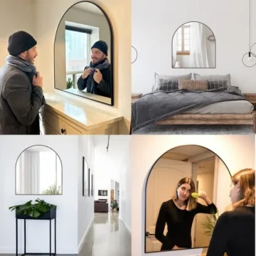 Luxury Arched Mirror for Wall - Modern Home Decor