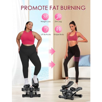 KitGody Mini Stepper with Resistance Bands for Home