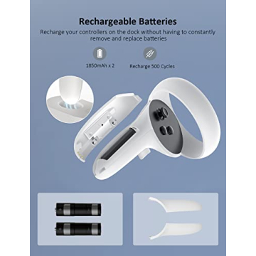 NexiGo Enhanced Charging Dock for Oculus Quest 2