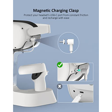 NexiGo Enhanced Charging Dock for Oculus Quest 2