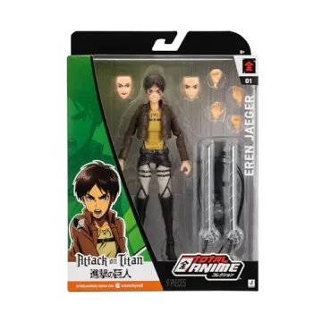 Eren Jaeger 6.5-Inch Anime Figure with Accessories