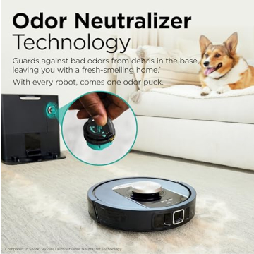 Shark Detect Pro Robot Vacuum with HEPA Base & NeverStuck Tech