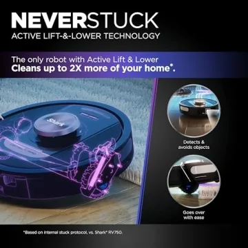 Shark Detect Pro Robot Vacuum with HEPA Base & NeverStuck Tech