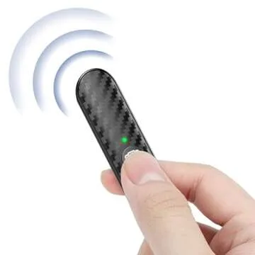 ATUMTEK Bluetooth Remote Shutter - Carbon Fiber Design, Rechargeable & Compact Camera Control