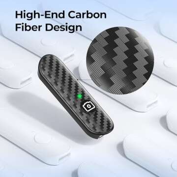 ATUMTEK Bluetooth Remote Shutter for Easy Photography