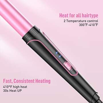 BESTOPE PRO 5 in 1 Curling Wand - Perfect Beach Waves