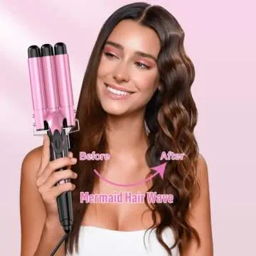 BESTOPE PRO 5 in 1 Curling Wand - Perfect Beach Waves