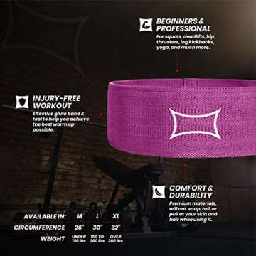 Sling Shot Hip Circle Resistance Bands for All Skill Levels