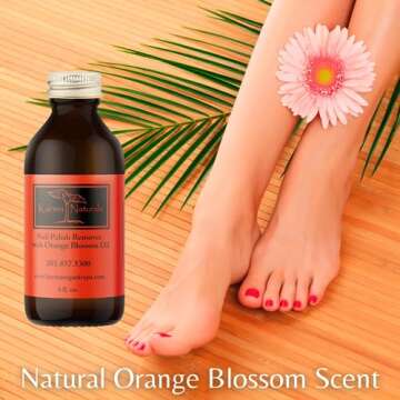 Karma Organic Nail Polish Remover with Soybean Oil and Orange Blossom Oil- Non Toxic, Vegan, Cruelty...