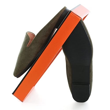 Hee grand Comfortable Suede Mules for Women Flats  Slip-on Shoes