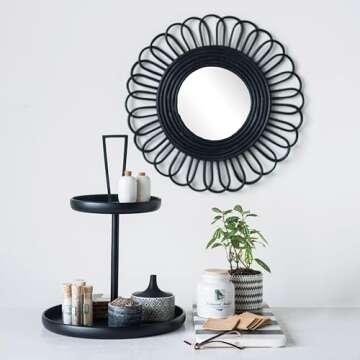 Bloomingville Marble Cheese and Cutting Board with Leather Tie