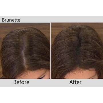 Joan Rivers Great Hair Day Root Touch Up Powder – Fill-in Powder for Thicker, Fuller Looking Hair (Brunette)