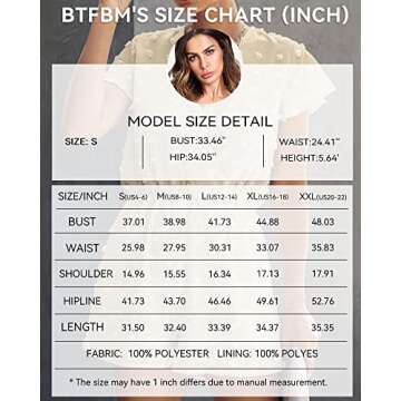 BTFBM Women 2024 Summer Fashion V Neck Wrap Rompers Swiss Dot Pocketed Elastic Waist Short Sleeve Beach Shorts Jumpsuit(Apricot, X-Large)