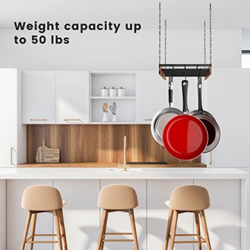 MAWEW Pot Rack - Stylish Hanging Pot Storage for Kitchens