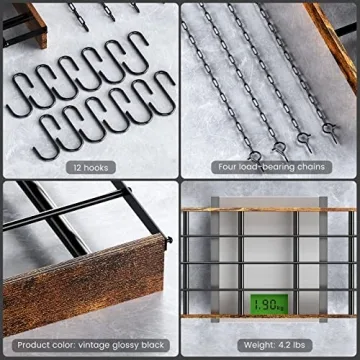 MAWEW Pot Rack - Stylish Hanging Pot Storage for Kitchens