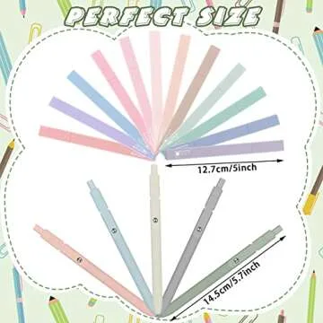 Kisston 17 Pcs Bible Highlighters and Pens No Bleed Through Aesthetic Stationary Set 12 Pastel Highl...