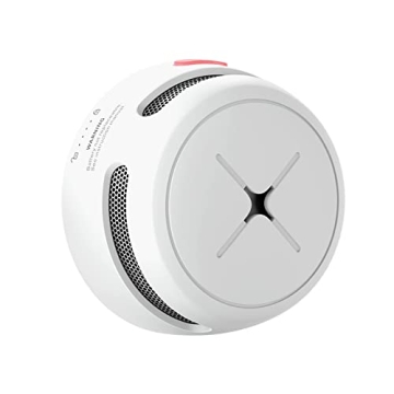 AEGISLINK Smoke Detector with 10-Year Battery Life, Reliable Safety Alarm and Test/Silence Function