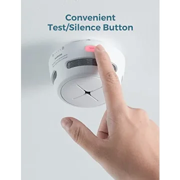 AEGISLINK Smoke Detector 10-Year Battery, Easy Install, Loud Alarm